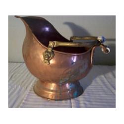 Copper Kettle, porcelain handle