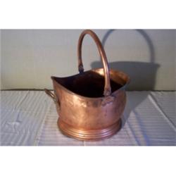 Copper kettle, copper handle