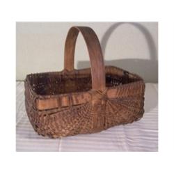 Buttocks style basket, rectangular