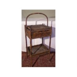 Sewing basket, floor standing