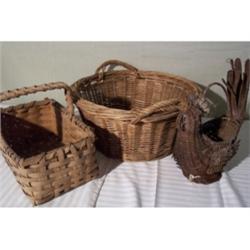 Three baskets