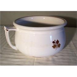 Meakin Tea Leaf chamber pot