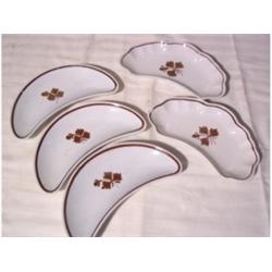 Five Tea Leaf bone dishes
