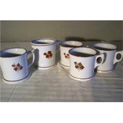 Five Tea Leaf shaving mugs