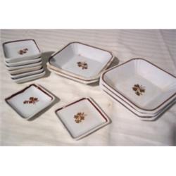 Tea Leaf butter pats