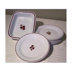 Mellor, Meakin Tea Leaf lot, ironstone