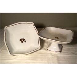Two items Tea Leaf ironstone