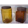 Image 1 : Two amber jars