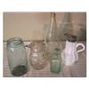 Image 1 : Five items - assorted old glassware