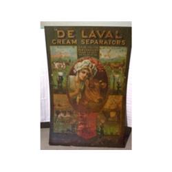 De Laval tin advertising sign