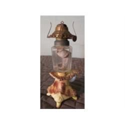 Custard glass, miniature lamp