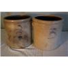 Image 1 : Lot of two 3-gallon crocks, as-is