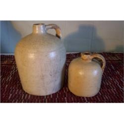 Lot of two jugs, 10" and 6"