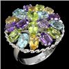 Image 1 : Natural Multi Gemstone Ring