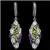 Image 1 : Natural Multi Gemstone EarRing