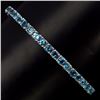 Natural London Blue Topaz 69.42 Carats Bracelet