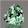 Image 1 : Natural Light Green Tea Amethyst Heart 9.50 MM - VVS
