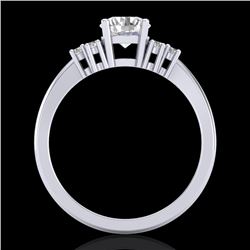 1 CTW VS/SI Diamond Solitaire Ring 18K White Gold - REF-227Y3N - 36935