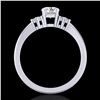 Image 1 : 0.75 CTW VS/SI Diamond Ring 18K White Gold - REF-131K3R - 36932