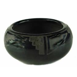 San Ildefonso Miniature Bowl Blackware