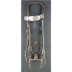 Southern Plains Indian Engraved Bridle 