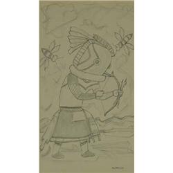 Emil Bisttram - Pencil