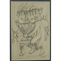 Emil Bisttram - Pencil