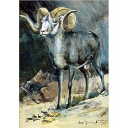 Veryl Goodnight - Gouache