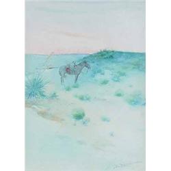 Gerald Cassidy - Watercolor