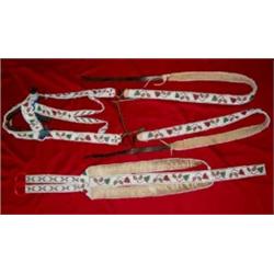 Sioux Indian Beaded Bridle & Reins