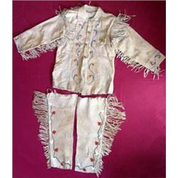 Ojibwa Indian Beadd Suit