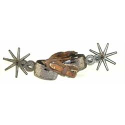 Mexican Silver Inlaid Spurs