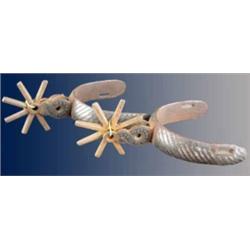 Mexican Silver Inlaid Spurs