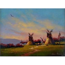 Heinie Hartwig - Oil on Board