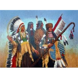 Paul Surber - Large Oil on Canvas