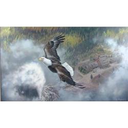 Ted Blaylock - Large Oil on Board