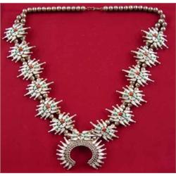 Zuni Squash Blossom Necklace