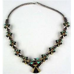 Zuni Indian Thunderbird Necklace