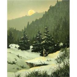 Heinie Hartwig - Oil on Board