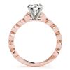 Image 2 : 1.5 CTW Certified VS/SI Diamond Solitaire Ring 18K Rose Gold - REF-375M6F - 27484