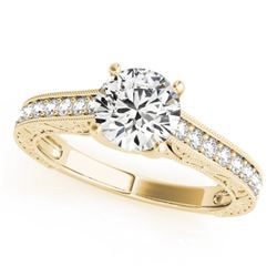 1.82 CTW Certified VS/SI Diamond Solitaire Ring 18K Yellow Gold - REF-579M3F - 27563