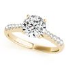 Image 1 : 1.25 CTW Certified VS/SI Diamond Solitaire Ring 18K Yellow Gold - REF-363N6Y - 27434