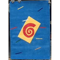 NEW - Area Rug -  Modern Twirl Design