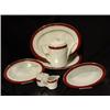 Image 2 : New - Ralph Lauren  - Southport Red - Completer Set - teapot, creamer, sugar, 2 platters, 2 open veg