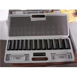 15pcs Deep Impact Socket Set, Metric
