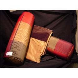 Set of Curtains with Matching Accent Pillows