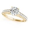 Image 1 : 1.15 CTW Certified VS/SI Diamond Solitaire Ring 18K Yellow Gold - REF-200M9F - 27647