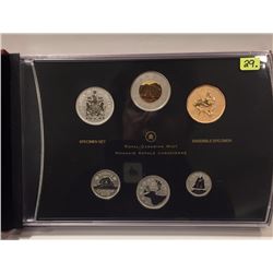 2013 Canada Specimen Set - 6 Coins