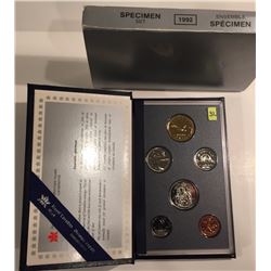 1992 Canada Specimen Set - 6 Coins