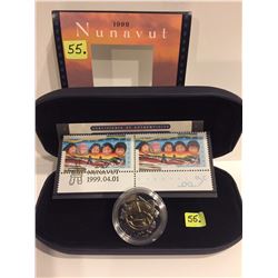 1999 Canada Two Dollar Coin & Stamp Set - Nunavut
